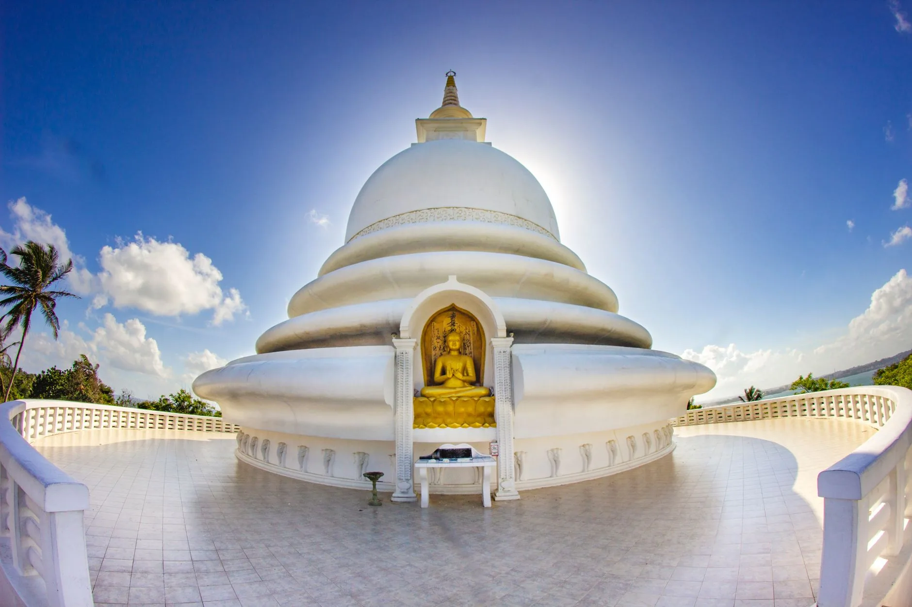 Japanese Peace Pagoda by Ruwan Lakmal