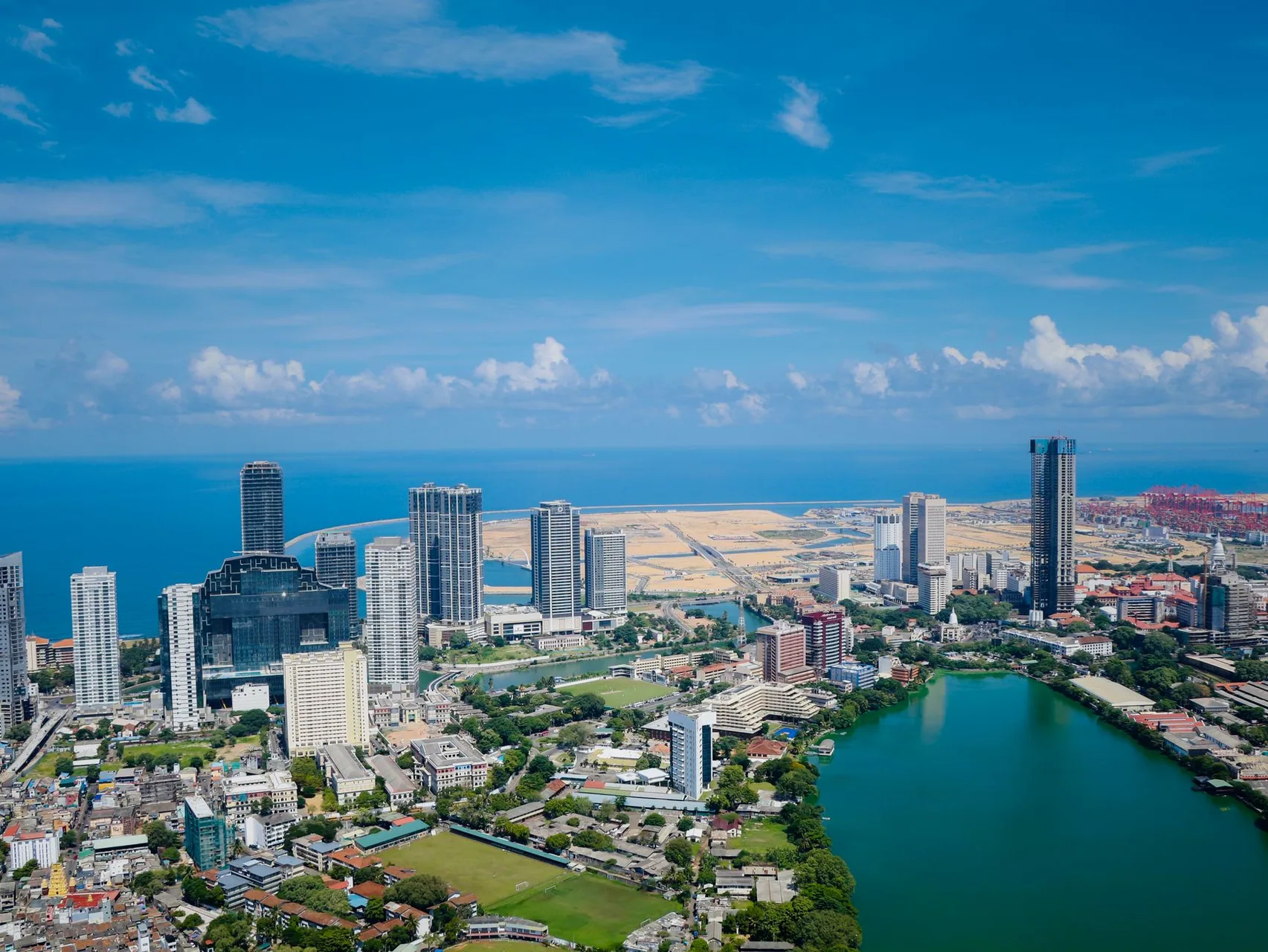 Beira Lake by Mohamed Ansaf